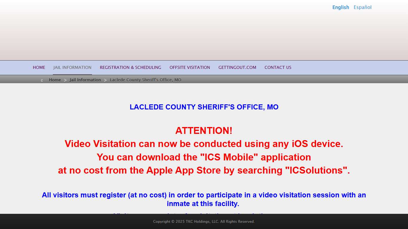 Laclede County Sheriff's Office, MO - The Visitor by ICSolutions